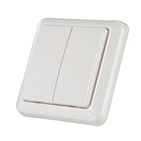 2-osainen seinäkytkin ja pistorasiavastaanottimet