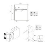 Hettich Lario vetohyllykkö