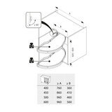Hettich Salso kulmakaapin mekanismi