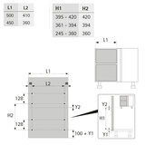 Hettich Senio kulmakaapin mekanismi