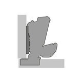 Hettich Sensys 165° pääty