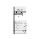 Hettich sokkelijalka