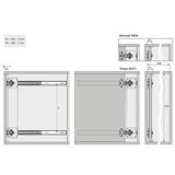 Pyöräsarja aamiaiskaapin oveen