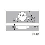 Aamiaiskaapin kiskot